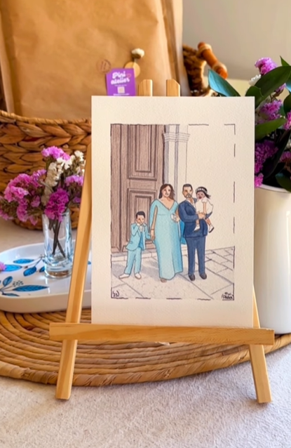 Pini Weddings - Aguarelas ao vivo em casamentos / batizados / eventos