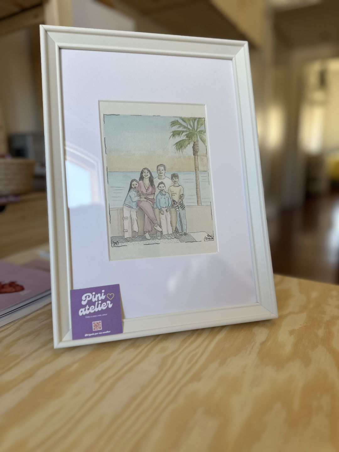 Personalized Family Watercolor