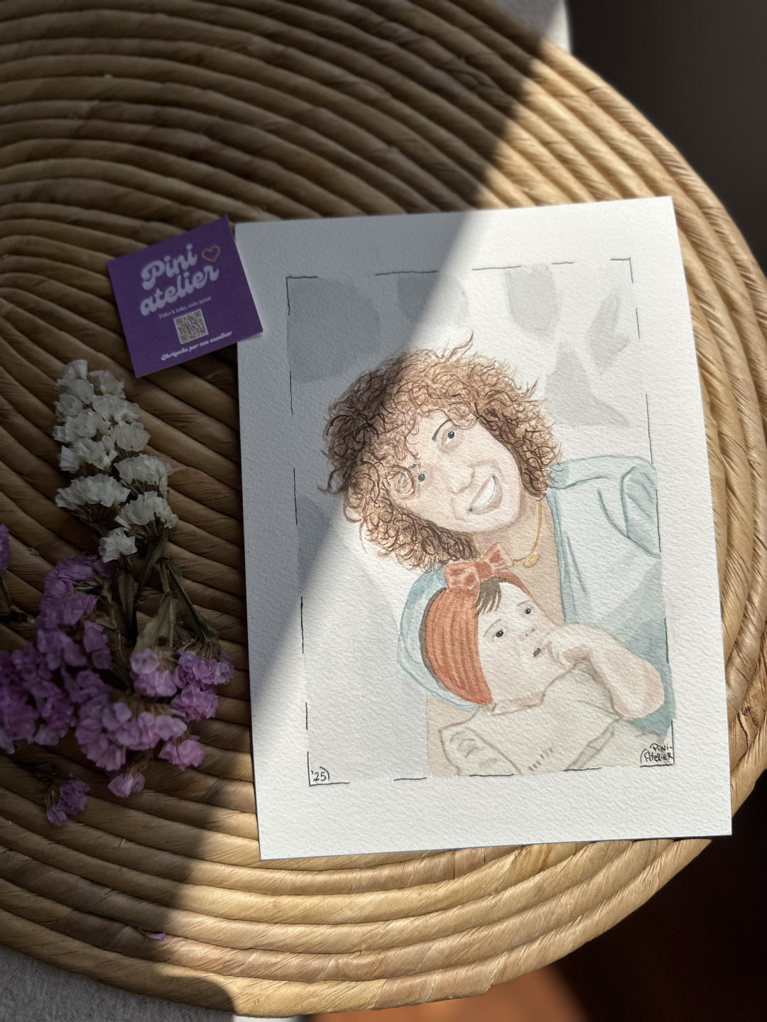 Personalized Family Watercolor