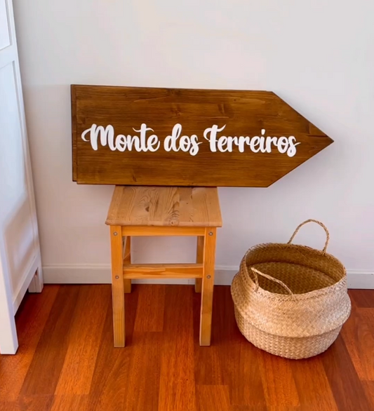 Sinaléticas / Placas de indicação / Placa de Boas vindas