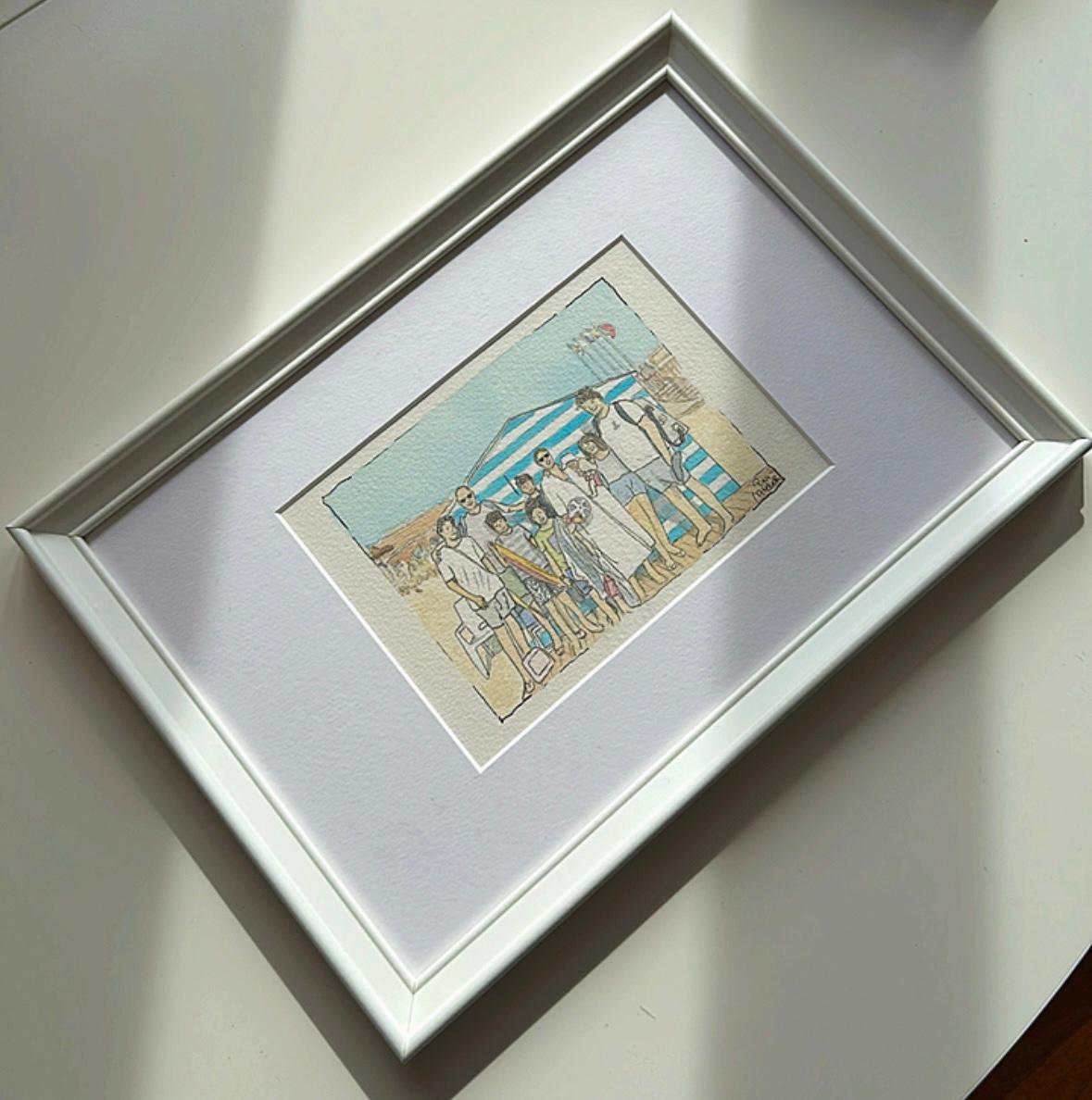 Personalized Family Watercolor