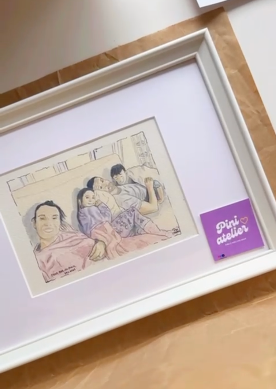Personalized Family Watercolor