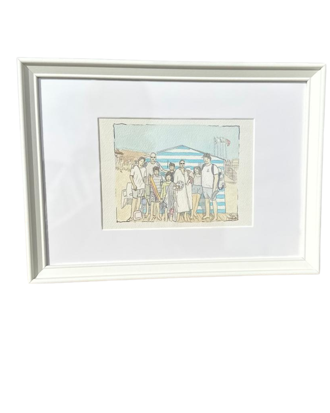 Personalized Family Watercolor