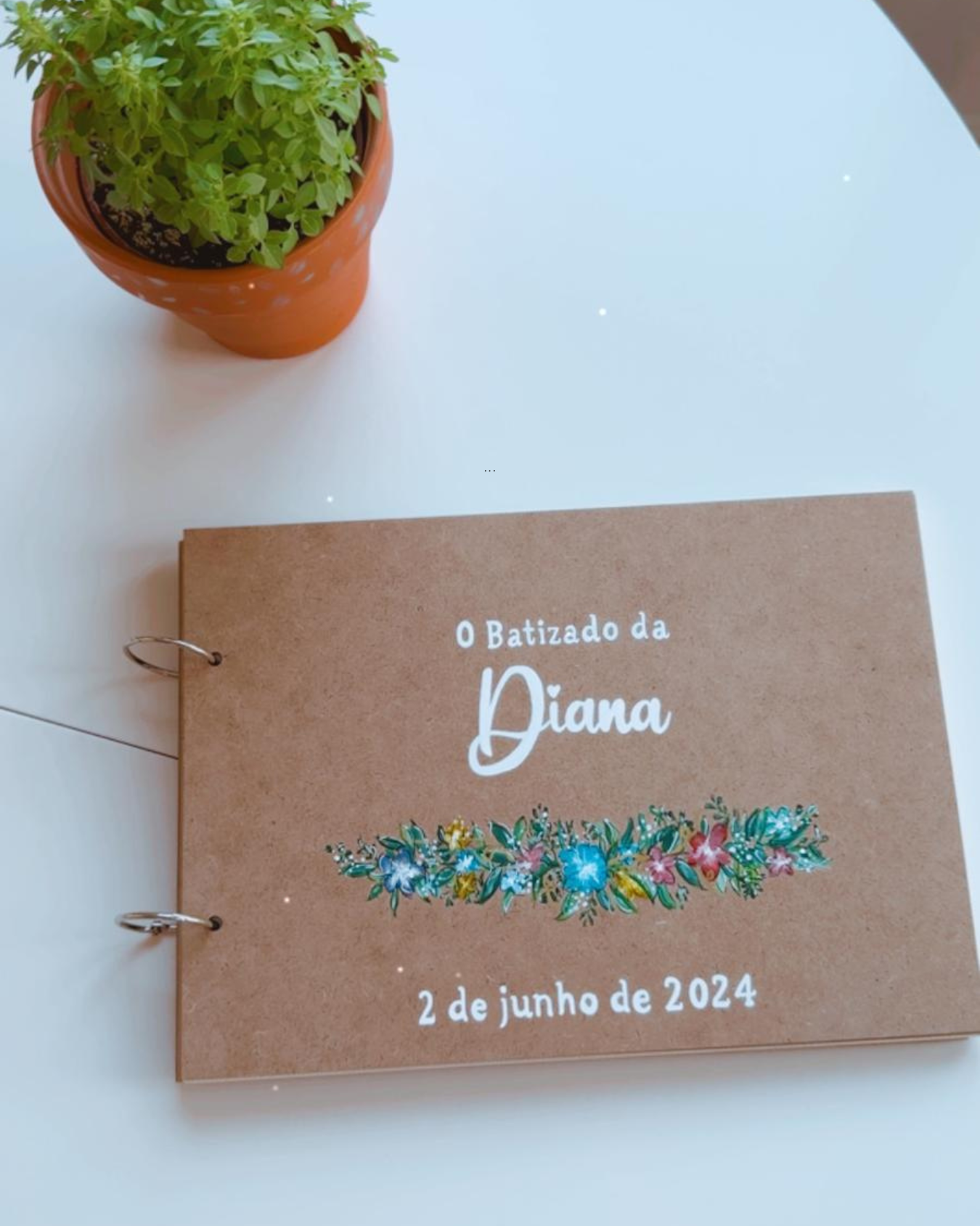 Personalized hand painted children's album