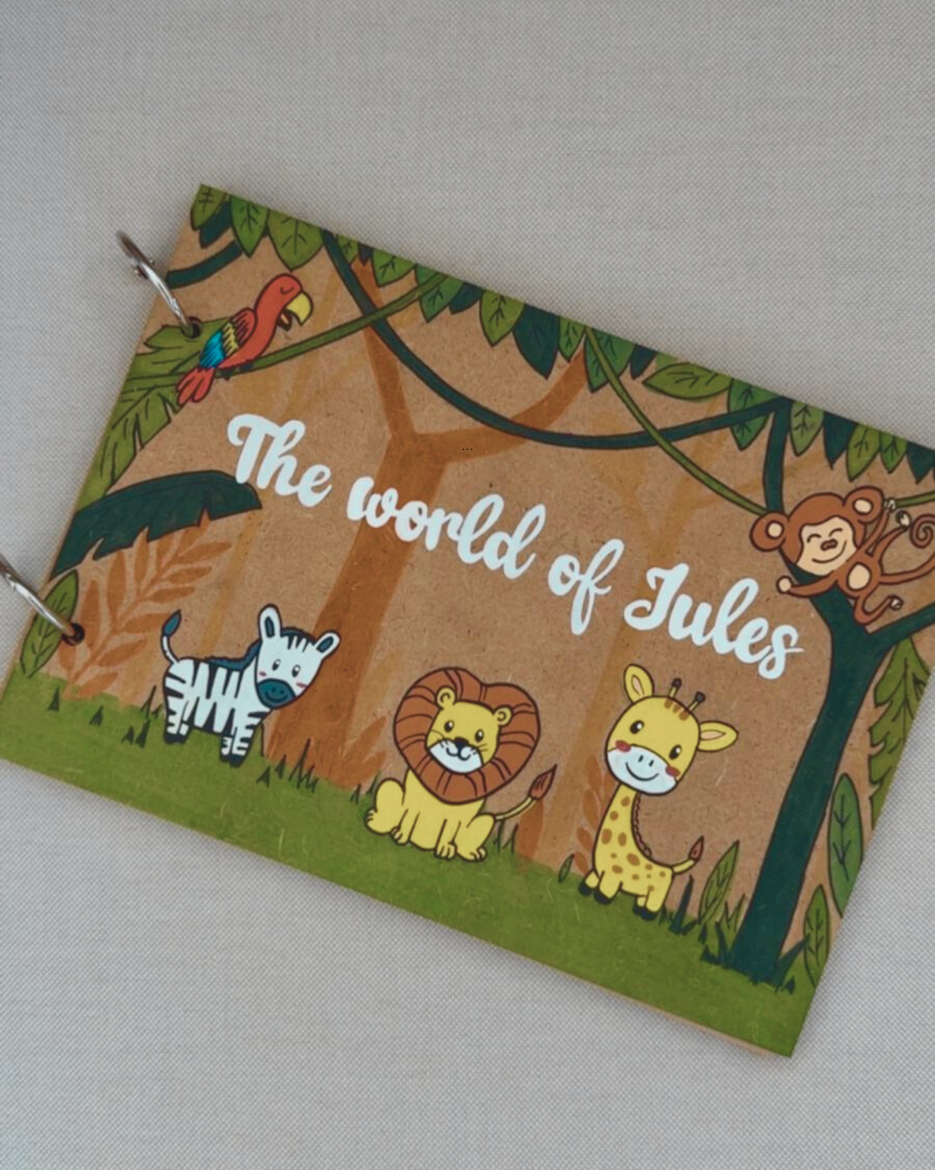Personalized hand painted children's album