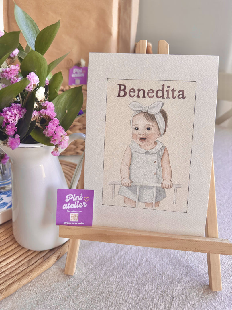 Pini Gifts - Aguarelas Personalizadas Pintadas à mão