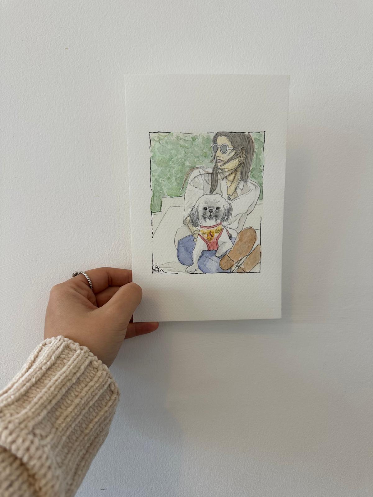 Pini Gifts - Aguarelas Personalizadas Pintadas à mão