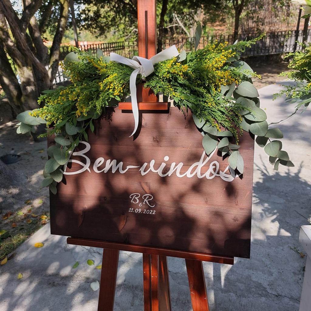 Sinaléticas / Placas de indicação / Placa de Boas vindas